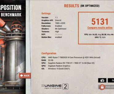 40 FPS For 8K Optimized Isn't Amazing, But It Isn't Horrific Either.