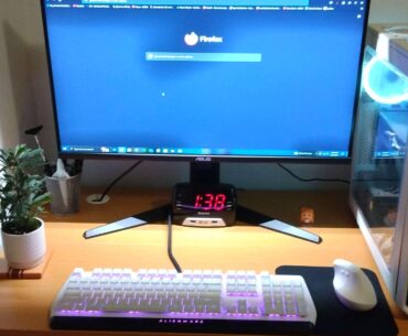 My relatively simple and affordable desk setup