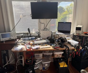 my well-lit messy laboratory ‘battle station’