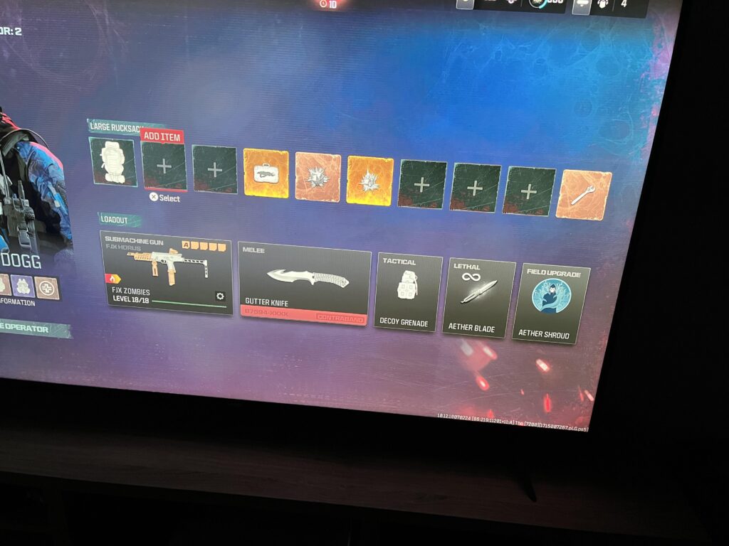 Aether blade as a load out lol