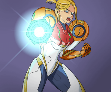 I drew Samus in her Metroid Dread Varia suit!