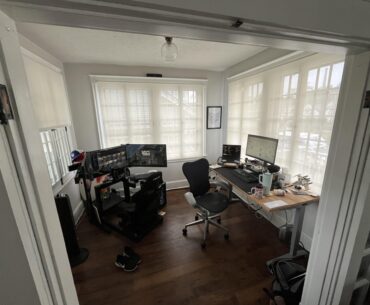 My work/gaming/simracing office! I spend way too much time in this room.