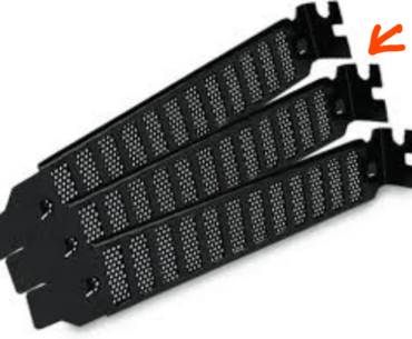 Why are the PCI brackets designed with the screw lip facing this way?