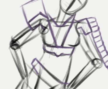 Transformer girl I tried to draw a few years ago. Hope it counts