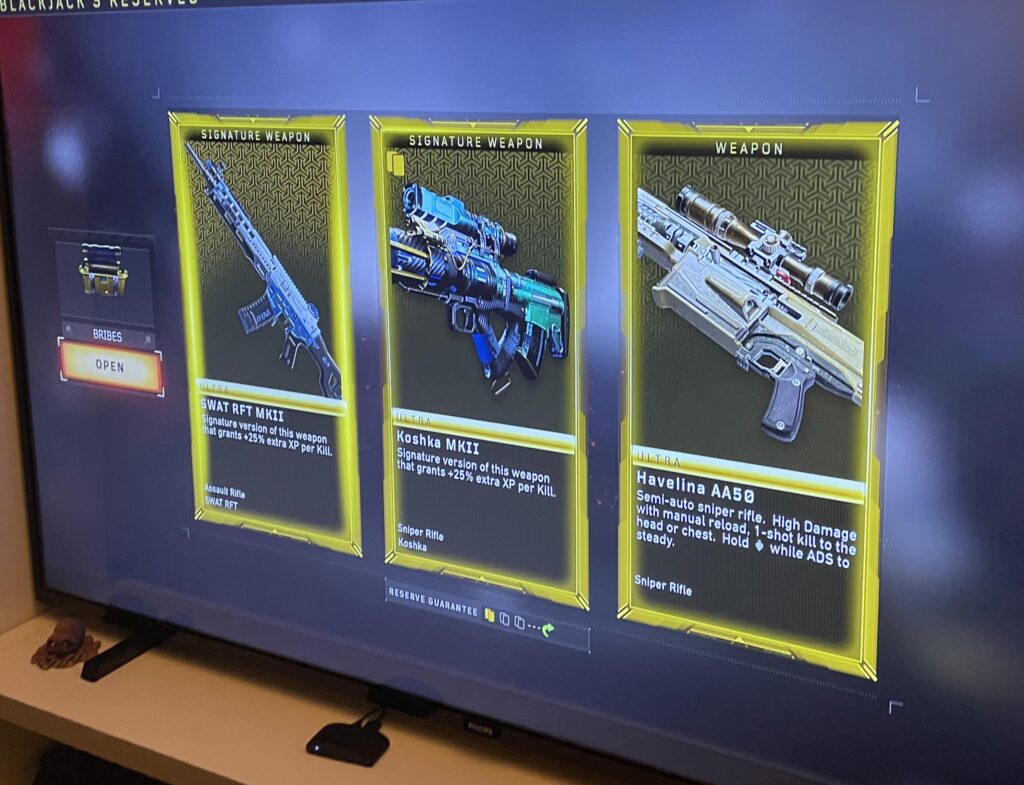 BO4 Weapon pull