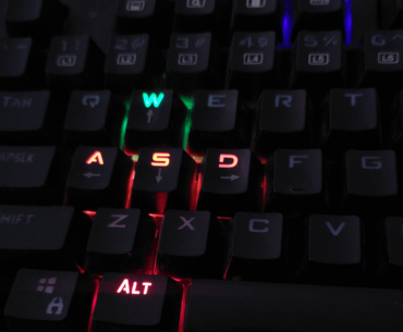 A true gamer's favourite keys