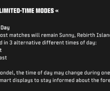So about the weather changes....