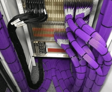 Cable management. Not mine.