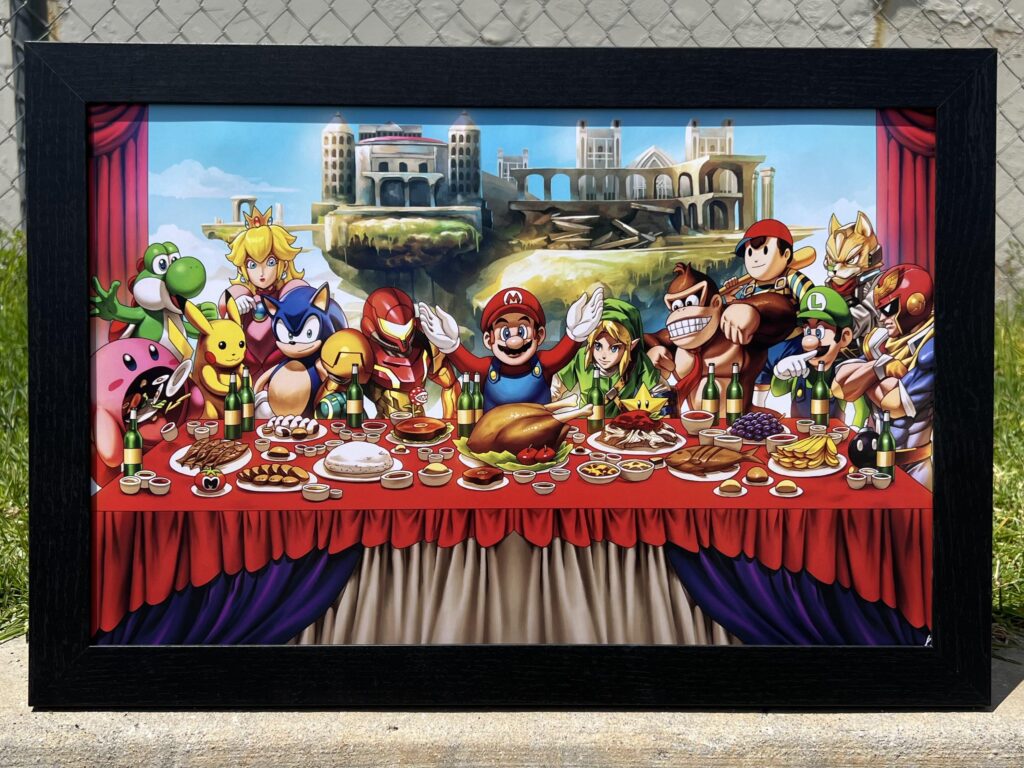 "The Last Smash Supper" - 70 hours of work, Painting / Print Art
