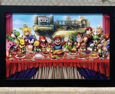 "The Last Smash Supper" - 70 hours of work, Painting / Print Art