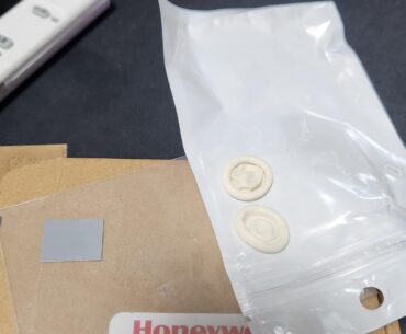 I ordered some Honeywell PTM7950 to replace the thermal pad in my laptop, and it came along with these white mushroom looking thing. What are these?