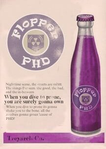 I made a vintage style PHD Flopper advertisment! Thanks to u/Raaadley for the suggestion!