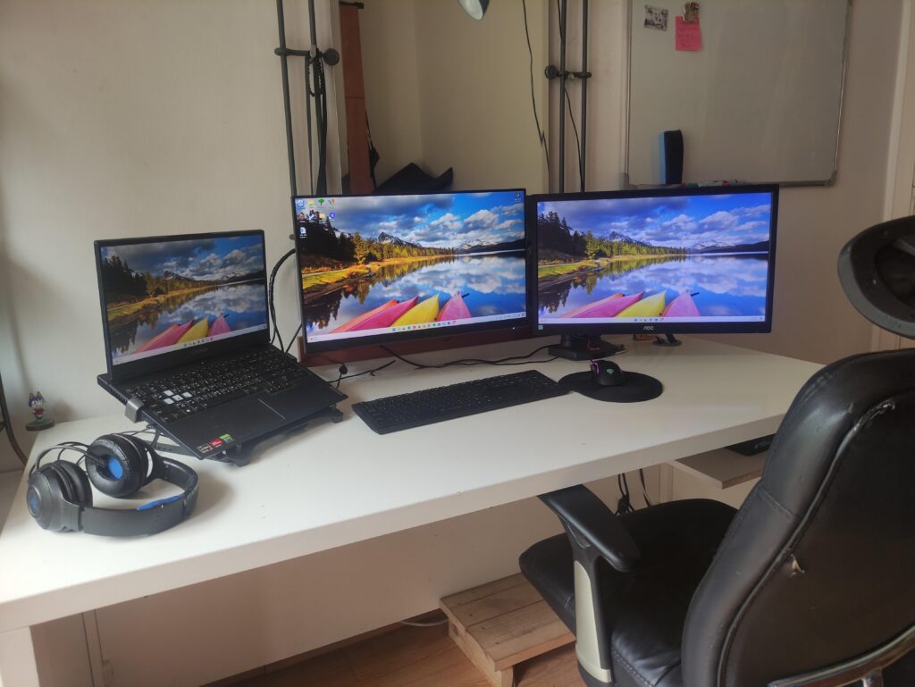 my Work/ battle station