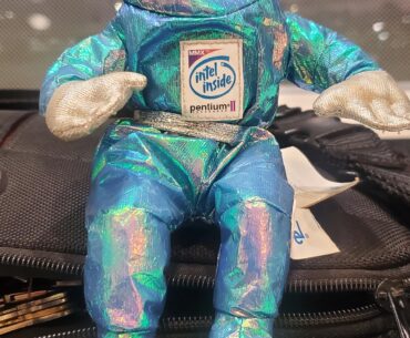 Did a Job for a Dude Who Worked for Intel Developing PCI Tech and He Gave Me This, it's an Original from the old Commercials