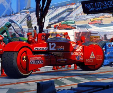 In 2004, Syd Mead drew inspiration from Kaneda's bike in Akira. Interestingly, Katsuhiro Otomo, the creator of Akira, mentioned that Kaneda's bike was influenced by the design of the lightcycles in TRON, which were originally crafted by none other than Syd Mead himself.