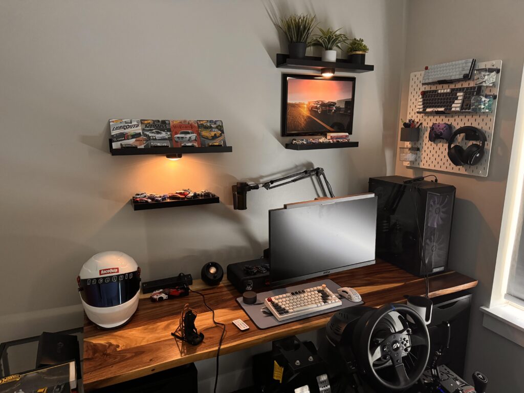 Trying to make the cozy/racer setup