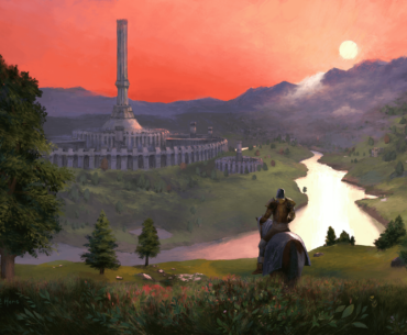 Glory of Cyrodiil, 25”x16”, Digital painting, 2022
