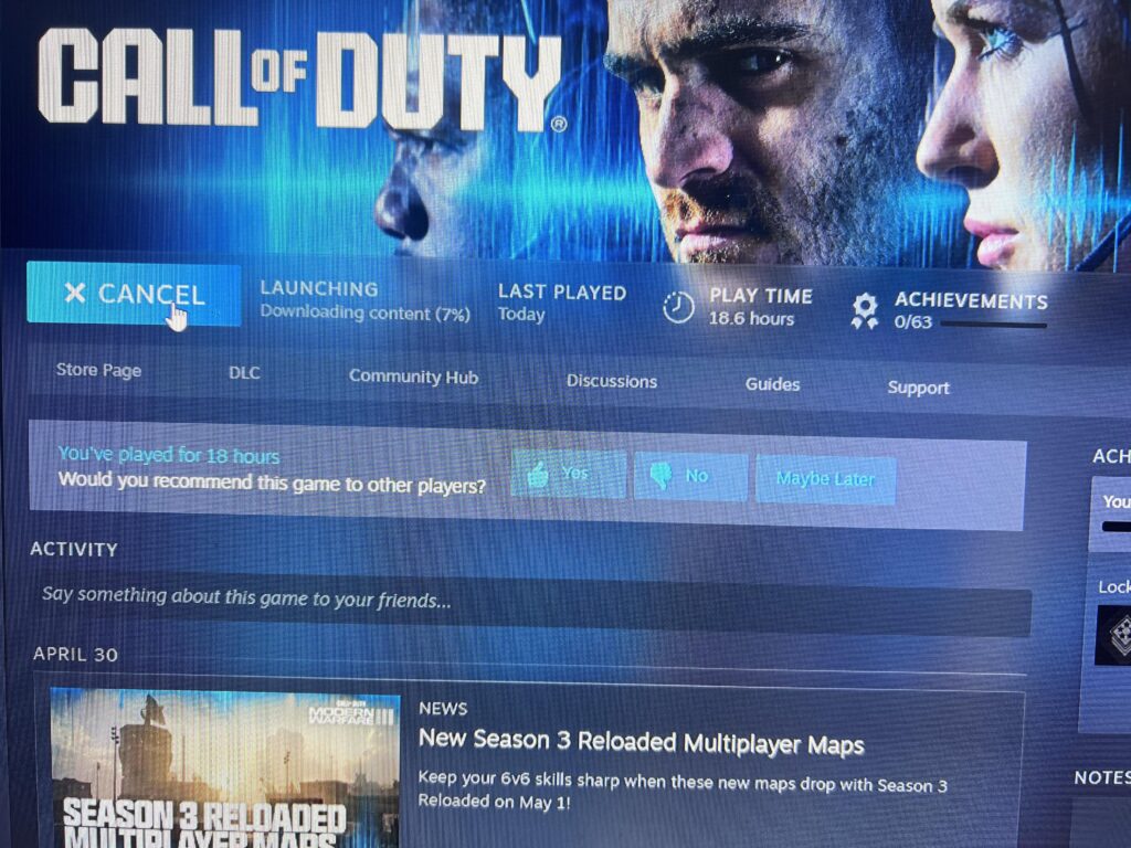 Steam has kicked me from games several times the last few days