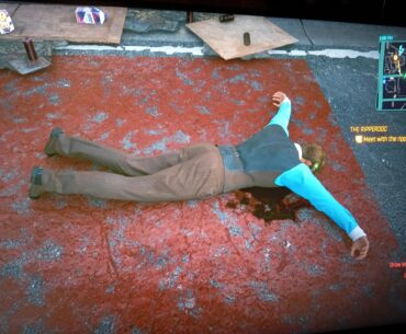 What's the deal with the guy who randomly falls from the sky?