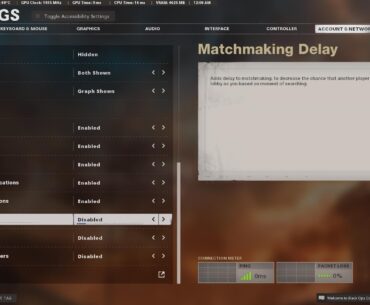 What is “Matchmaking Delay” ?