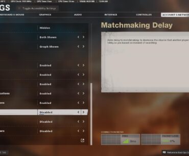 What is “Matchmaking Delay” ?