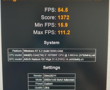 How is my vega56 score?