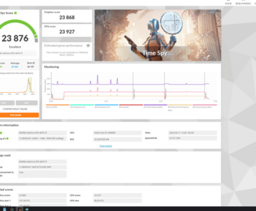 My best 3Dmark score with i9 and 4070ti
