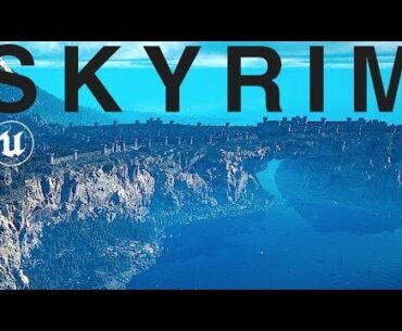 Unreal Engine 5 Remaster of Skyrim's Solitude