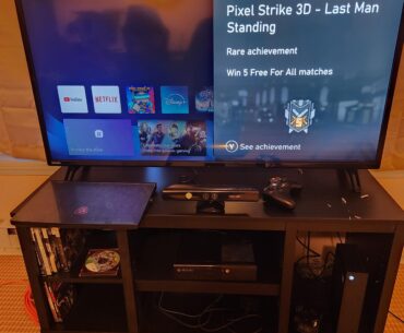 Rate my bachelor pad gaming setup!
