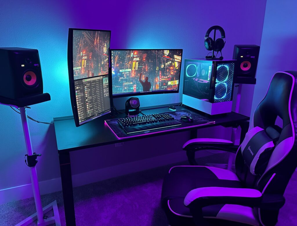 New house. New desk. New setup.