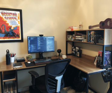 Finally relocated from the kitchen table