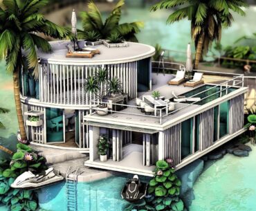 I tried to build something very modern in The Sims 4