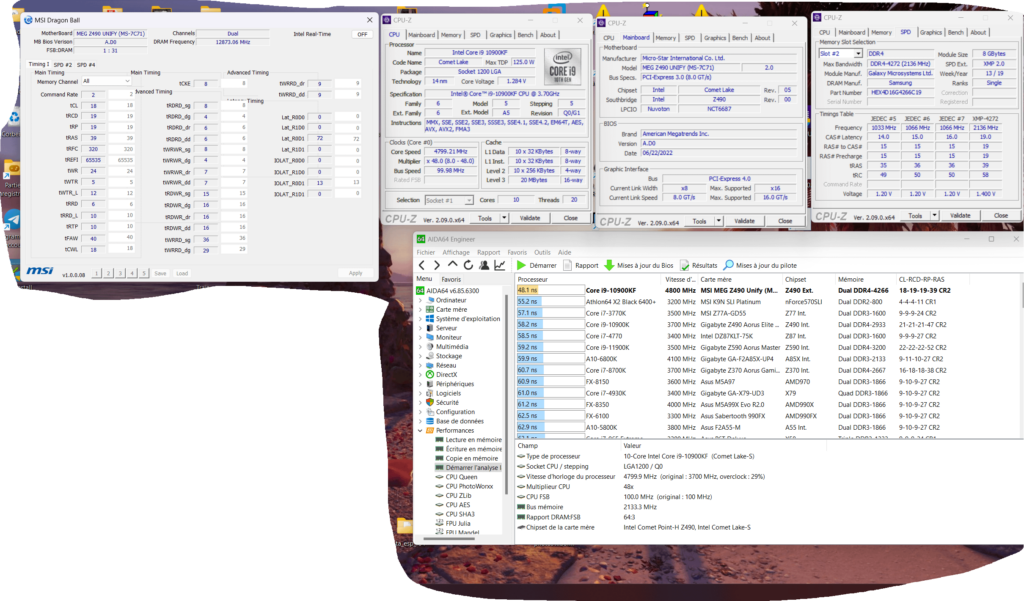 Getting the best timming for DDR4 4266 HOF b-die