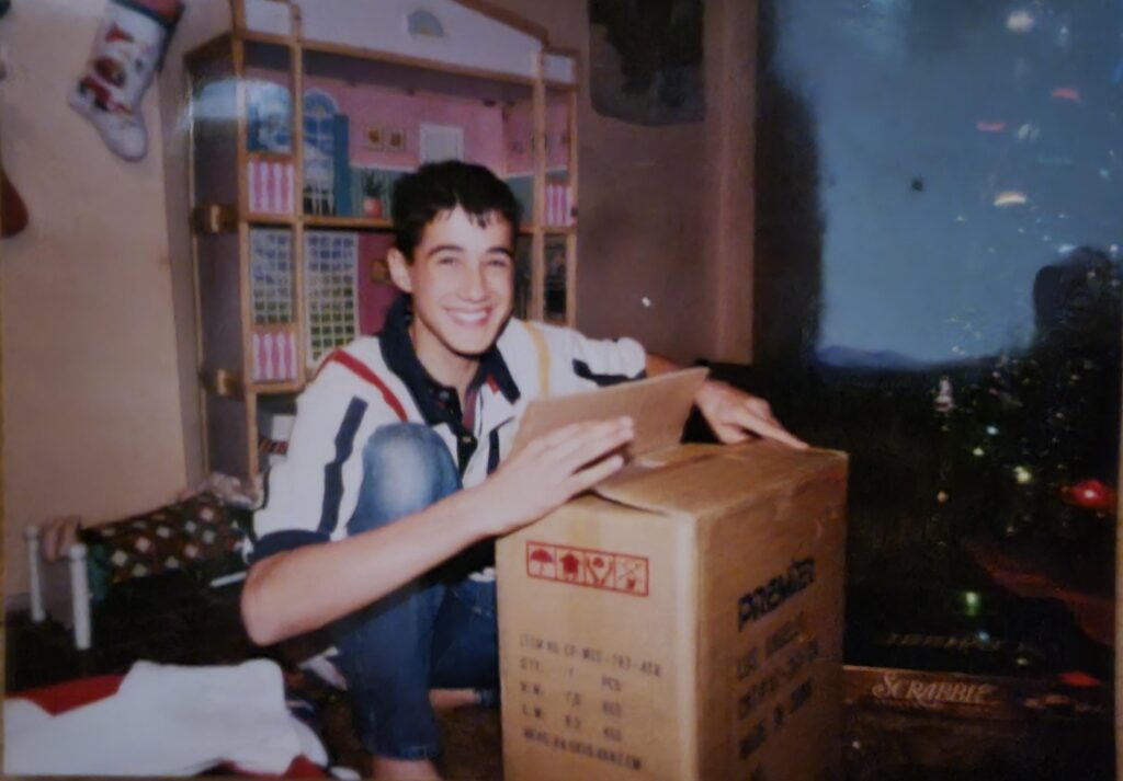 Found a picture of when I got my first computer for Christmas. It was a box of parts that I had to put together myself. Found a picture of when I got my first computer for Christmas. It was a box of parts that I had to put together myself.