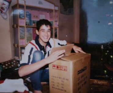 Found a picture of when I got my first computer for Christmas. It was a box of parts that I had to put together myself.