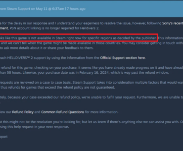 For those saying "Steam is the one that banned Ghosts of Tsushima and Helldivers 2 in 180 countries"