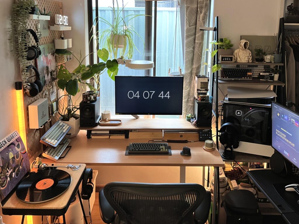 My cozy spot in a small bedroom