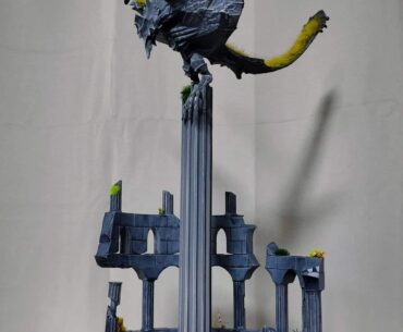 Printed and painted this colossus