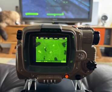 Using my pip boy as a map in the PS5 version of Fallout 4