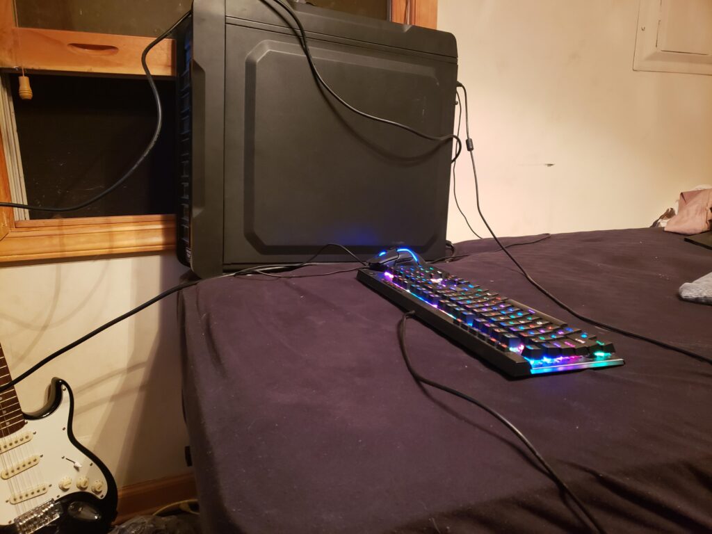 NEED BETTER COOLING! My friend and I are in an overclocking battle and it's resorted to window cooling.