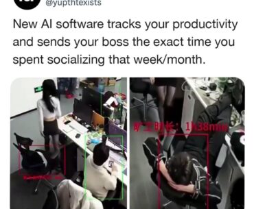 Ai watches you chilling at work