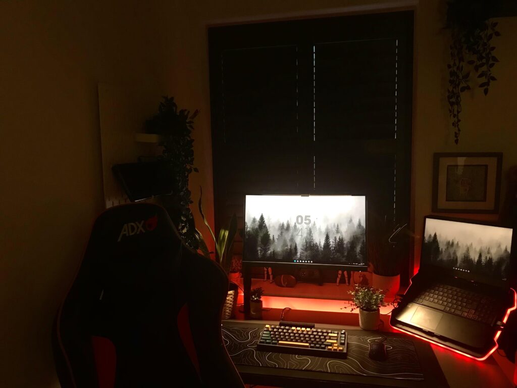 Laptops setups have a nice feel :)