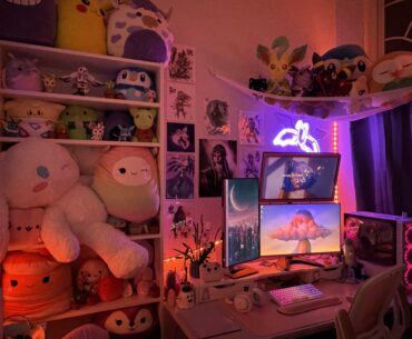 My setup is constantly evolving, but I’m really happy with it!