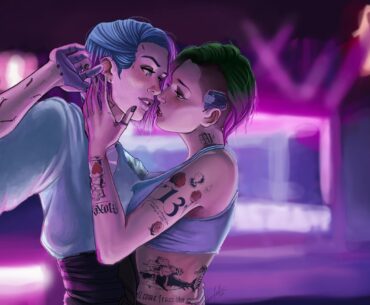 V and Judy by Striped-Stocking