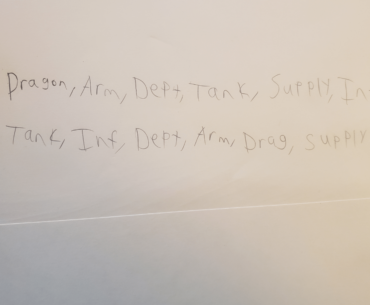 Was going through some old stuff and found this written in an empty notebook. Is this Gorod Krovi?
