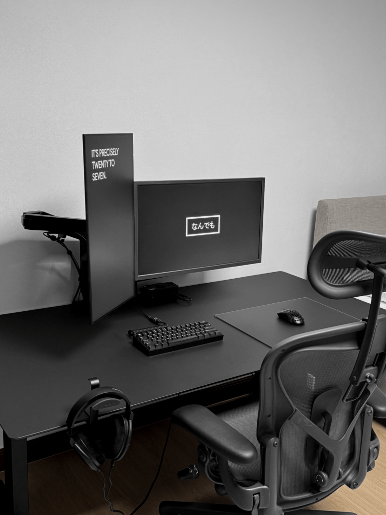 black setup by 16yo korean kid