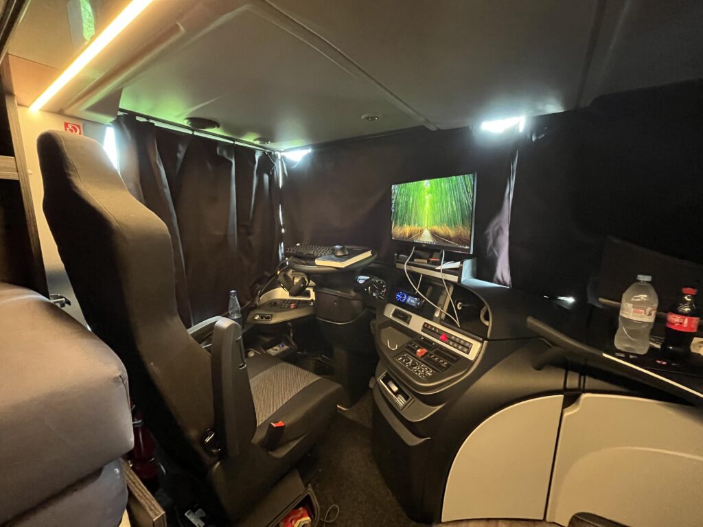 I am a tourbus driver in Europe and finally my laptop days are over when I am on tour