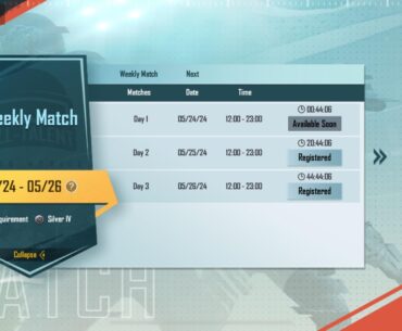Won't let me enter matches