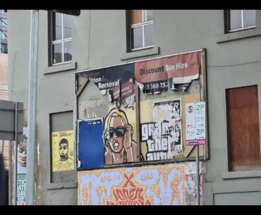 Old San Andreas poster exposed in Melbourne aus