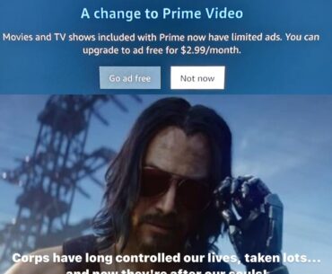 Me, whenever I see an ad on Amazon Prime: